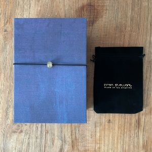 Loren Stewart Jewelry Gift Box & gold embossed pouch